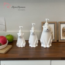 하우홈즈 북극곰 디스펜서 리필용기 공병 300 450 950ml, 아기곰300ml, 1개