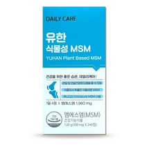 유한양행 유한 식물성 MSM 240정 MSM 보스웰리아 관절 뼈, 1박스
