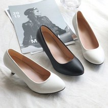 미들힐 펌프스 여성 구두 5.5cm 면접 정장 오피스