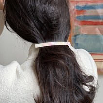 호마이카 페이즐리 파스텔 5컬러 프랑스 아크릴 자동 헤어핀
