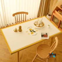 완전방수 가죽 식탁보 테이블보, 65*130cm, 그냥 햇빛