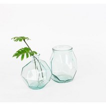 집꾸미기 코랄블루 유리오브제 카페소품 디피용 화병, C 유리수반