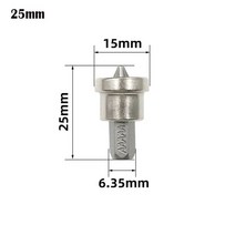 5/1Pcs 마그네틱 포지셔닝 스크루 드라이버 팁 비트 25mm/50mm 석고 보드 스크류 도구 부품 금속 가공, 01 25mm