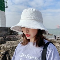 자외선차단 찢어진 벙거지 구제모자