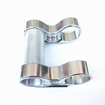 Liteproelite-412 접이식 자전거 S82 더블 스템 25.4 핸들바 자전거 조절식 더블 핸들바 스템 초경량 73g, 은