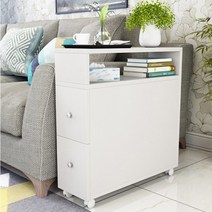 거실 틈새 20cm 얇은 수납장 3단 폭좁은수납장, A