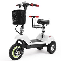 노인 전동스쿠터 부모님 아버지 3륜바이크 전기자전거 배달용 로얄알로이 3발 오토바이 4륜세발 농업용전동차 전기차 삼륜차, 48V, 럭셔리 버전 36 볼트리튬배터리M