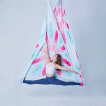 요가용품 홈트레이닝기구 운동밴드 필라테스 기구 14 미터 공중 실크 장비 곡예 댄스 에어 요가 해먹을위한, 15 Blossom