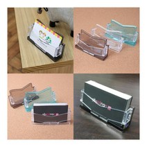 디자인 명함꽂이 1단 투명 볼펜거치대 아크릴홀더