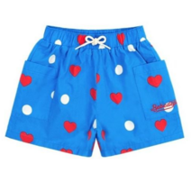 [베베드피노]베이직 하트도트 코튼 반바지_BP31PH812 블루