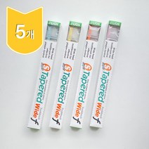 라이온 슈퍼테이퍼드 와이드f 일본 미세모 치과칫솔 (5개), 5개
