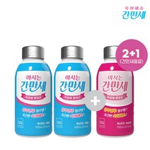 간만세 설인아 숙취해소 어성초 숙취음료 100ml 3병, 복숭아