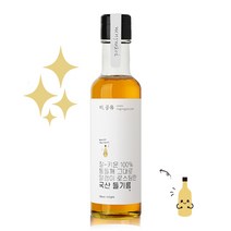미공유 통들깨 저온압착 프리미엄 국산 들기름, 180ml, 1개