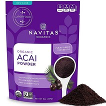 나비타스오가닉스 Organic Acai Powder 아사이베리 파우더 227g, 1개