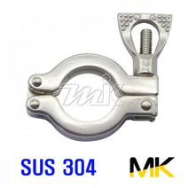 명인코리아 진공피팅 KF 힌지클램프 더블핀 (SUS304) NW50, 1개