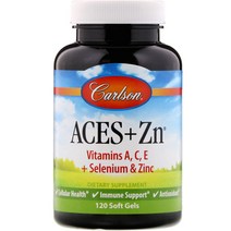 Carlson Labs Aces ＋ Zn 120 소프트젤
