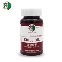 U-PICK LAND 크릴오일 오메가3 DPA EPA 인지질56 혈관건강 WCS 선상가공 남극크릴새우, 500mg, 3개, 90캡슐