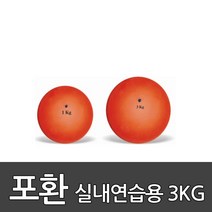 포환연습용 실내용 (3kg 110mm)/바운스 되지않음 / 다우리 /실내경기장 20711