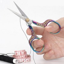 빈티지 엔틱 미니 가위 바느질 패브릭 자수 스틸 커터 색상선택, 멀티