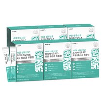 바른 19종 생유산균 프리바이오틱스 모유 유산균 프롤린, 60g, 6개