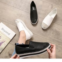바이스타 패션 여성화 단화 큐빅 로퍼 슬립온