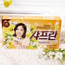제이스토어 / 샤프란 유연제 엘지 향기 캡슐 섬유 아로마 시트 30매, ht 1