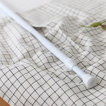 간편 셀프 설치 압축 가림막 봉 커튼봉 10개 문발 화이트바란스 북유럽스타일 주방인테리어, 색상_대 (70-120cm), 상세페이지 참조