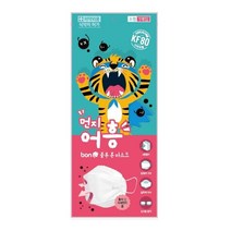 블루인더스 먼지어흥 KF80 마스크 소형 어린이용 1매, 1개, 1개