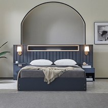 베디스 (쿠션 증정 이벤트)베디스 모나코 편백나무 호텔식침대 프레임 라지킹(LK), 진그레이