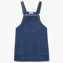 [일로딜로] 모던 데님 A라인 오버롤 스커트 IDOW22W2U_쇼핑점