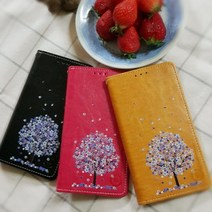 삼성 갤럭시 A8 2016 케이스 A810 LvnRmPP 플립, 갤럭시 A8 2016 (A810)/블랙(로맨나_퍼플)-흡착판플립