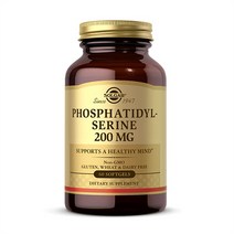 솔가 포스파티딜 세린 Serine 200mg 60젤 대두 소이 레시틴 함유