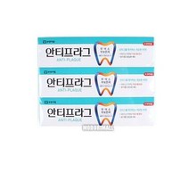 부광 안티프라그 치약 3P 무보존제 무색 소치약 부광, 상세페이지 참조