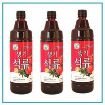 광야식품 생기석류 2병1050ml 석류즙 찜질방음료 자연건강 5년숙성감식초석류