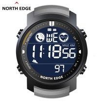 다이빙게이지 나침반 방수 스킨스쿠버 노스 에지 스마트 시계 남성 심박수 모니터 방수, 회색