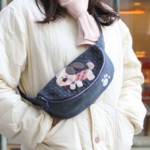 바이핸즈 diy키트 퀼트패키지 가방만들기 - 피드색 슬링백