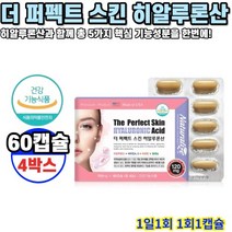 히알루론산 더 퍼펙트 스킨 60캡슐 4박스 8개월분
