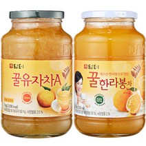 담터 꿀 유자차 A 1kg+한라봉차 1kg