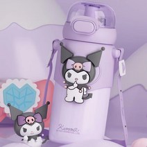 산리오 보온병 텀블러 물병 Kawaii Sanrios 시리즈 애니메이션 마이 멜로디 쿠로미 시나모롤 만화 귀여운 소녀 하트 304 스테인레스 스틸 라이너 컵, [04] 460ml-D