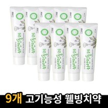 국내산 하얀민들레 치약 150g 고기능성 웰빙치약, 민들레 치약 총9개