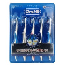 피앤지 크로스액션 플라그제거 프로엑스퍼트 빗살모양 탁월한세정5개입 개입 오랄비 7W4D0C80, 1개, 1개