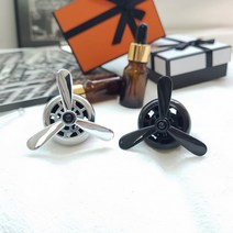카로이스 송풍구 프로펠러방향제 벤츠방향제 차향제, 블랙/화이트머스크