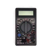 20pcs DT830B AC/DC 디지털 멀티 미터 750/1000V 전압계 옴 안전 휴대용 측정기, 01 without batteries