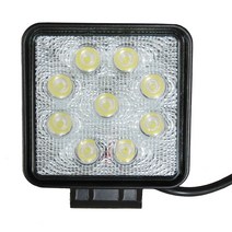 LED 써치라이트, 12V차량전용-27W 사각 랜즈형 써치 30도, 1개