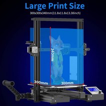 Creality-Ender 3 Max 3D 프린터 300x300x340mm 금속 FDM 애호가 홈저용 더 큰 유리 베드 포함, 03 AU
