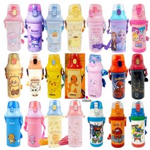 원터치 물통 유치원 초등학생 포켓몬 산리오 스파이더맨 카카오 몰랑 여아 남아 유아 캐릭터 물병, 9.[겨울왕국] 원터치물통