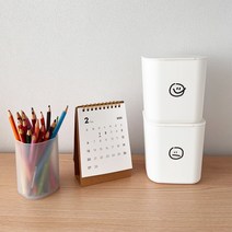 와이홈 미니 휴지통, 3개, 휴지통+ 동드리스티커
