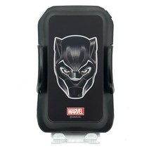 마블 아반떼MD 마블정품 차량용 초고속 무선충전 자동 핸드폰거치대, 블랙펜서