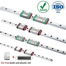소형 레일 슬라이드 베어링 캐리지 CNC 키트 3D 프린터 MGN7 L 100 350, 05 300mm_05 MGN7H, 05 300mm_05 MGN7H