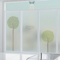 th632_m-무점착유리시트_그랜드디자인트리_유리문시트지, A타입